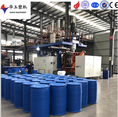 Huayu 220L 1층 이중 L 링 드럼 완전 자동 플라스틱 성형기 HDPE 제조용 신제품